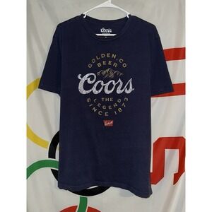 Coors Banquet T Shirt Mens XL Colorado Beer Graphic Tee